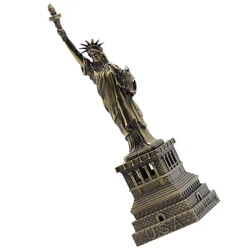 Статуята на Свободата Модел Декоративна Статуя на Свободата Настолна Статуетка Бижу Статуята на Свободата от смола Модел Статуетки Vintag
